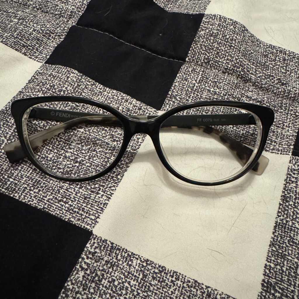 Fendi Women's Black Cat-Eye Glasses